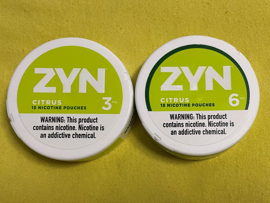 ZYN Citrus Extra Strong Mini 15 mg/g Nicotine Pouches 