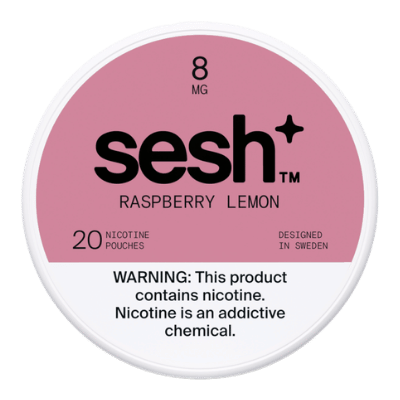 Sesh+ Raspberry Lemon 8mg