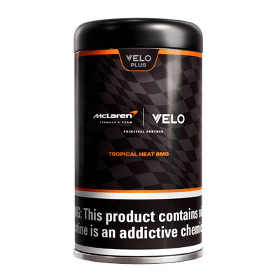 VELO x McLaren Racing Limited Edition Tin - VELO Plus Tropical Heat 6mg