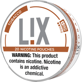 Buy L!X Tobacco 6mg - Order online & save up to 20%