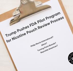 Trump Pushes FDA Pilot Program for Nicotine Pouch Review Process