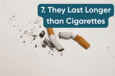 They Last Longer than Cigarettes